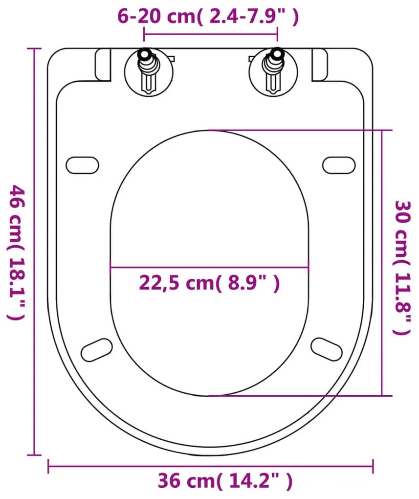 Tampo sanita fecho suave design remoção rápida quadrado branco