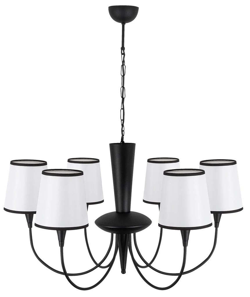 Chandelier Pardo – Preto – Diâmetro 75 cm x Altura 85 cm