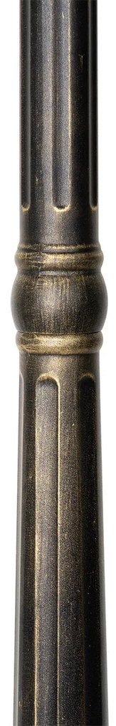 Lanterna exterior vintage ouro antigo 240 cm 2 luzes - Antigua Clássico / Antigo