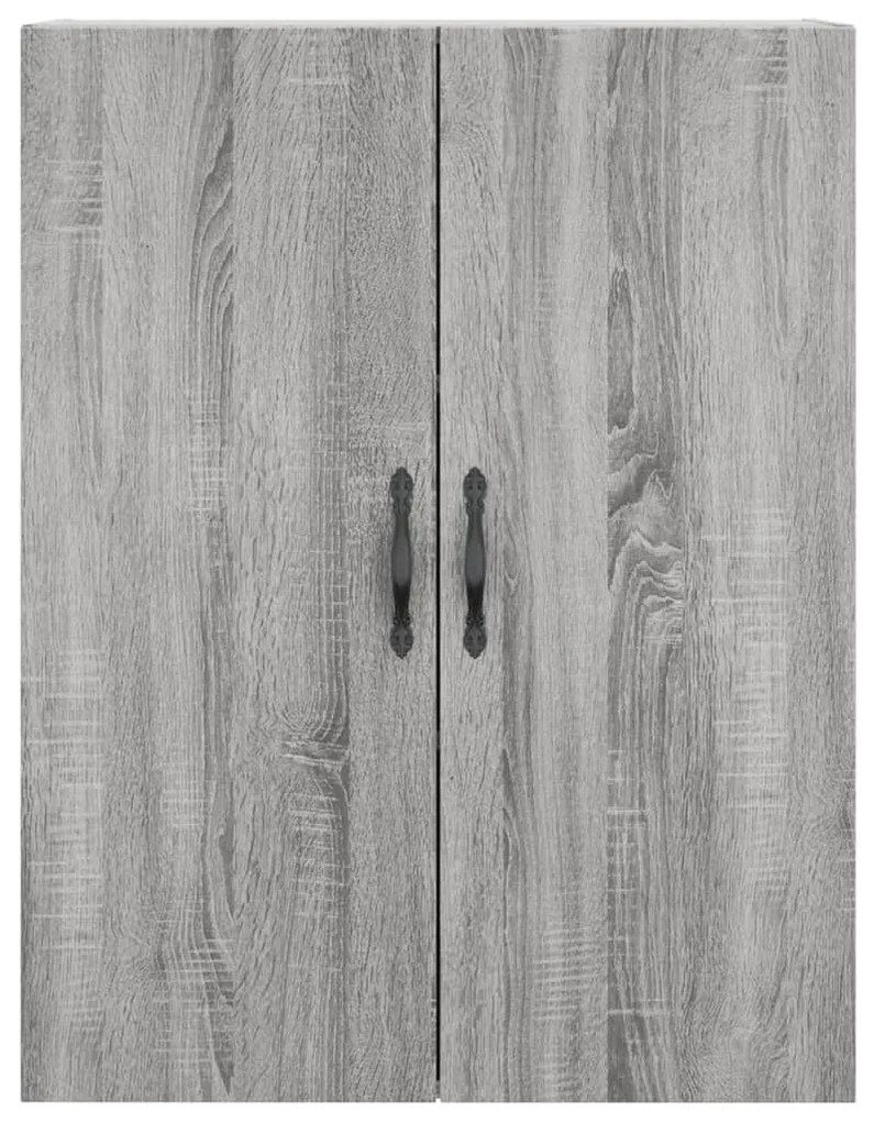 Armário de parede 69,5x34x90 cm deriv. madeira cinzento sonoma
