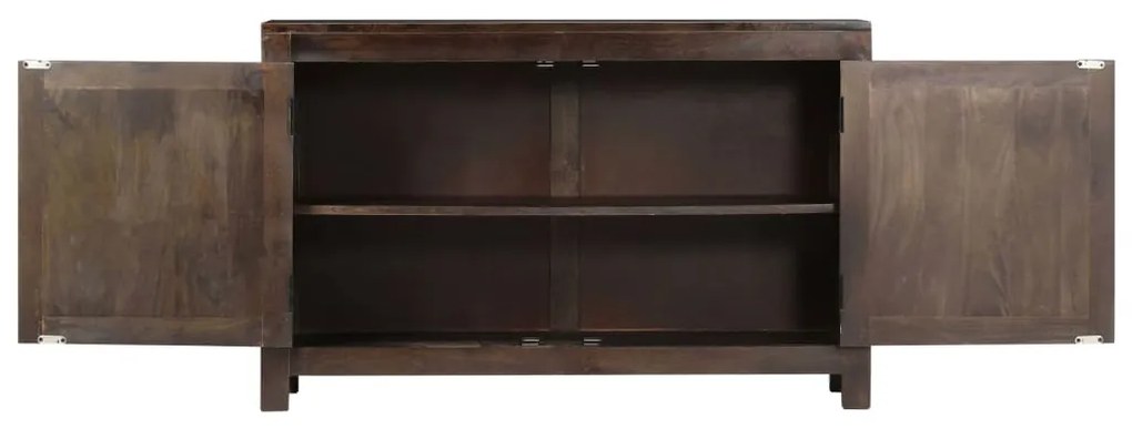 Aparador design esculpido 110x35x70 cm madeira mangueira maciça