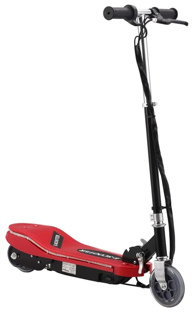 Trotinete/scooter elétrica com LEDs 120 W vermelho