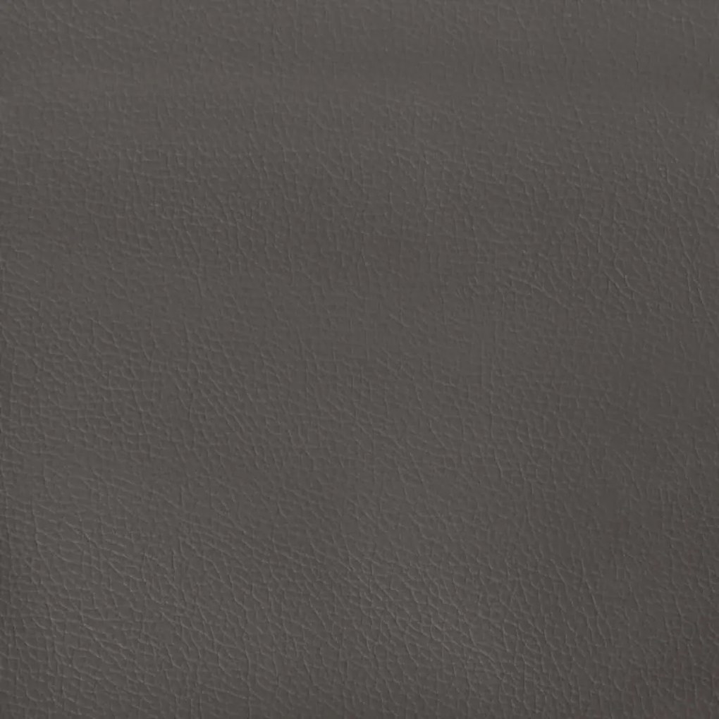 Painel de parede 12 pcs 90x30 cm couro artificial 3,24 m² cinza