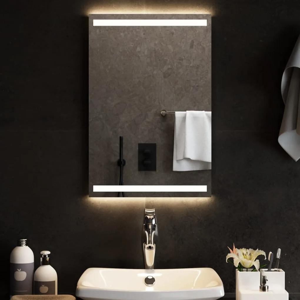 3154061 vidaXL Espelho de casa de banho com luzes LED 40x60 cm