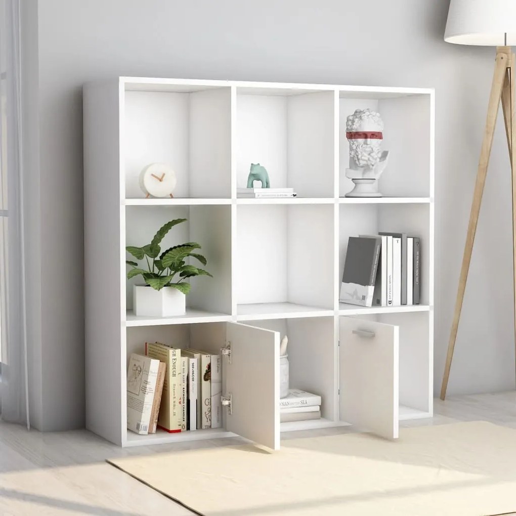 Estante 98x30x98 cm derivados de madeira branco