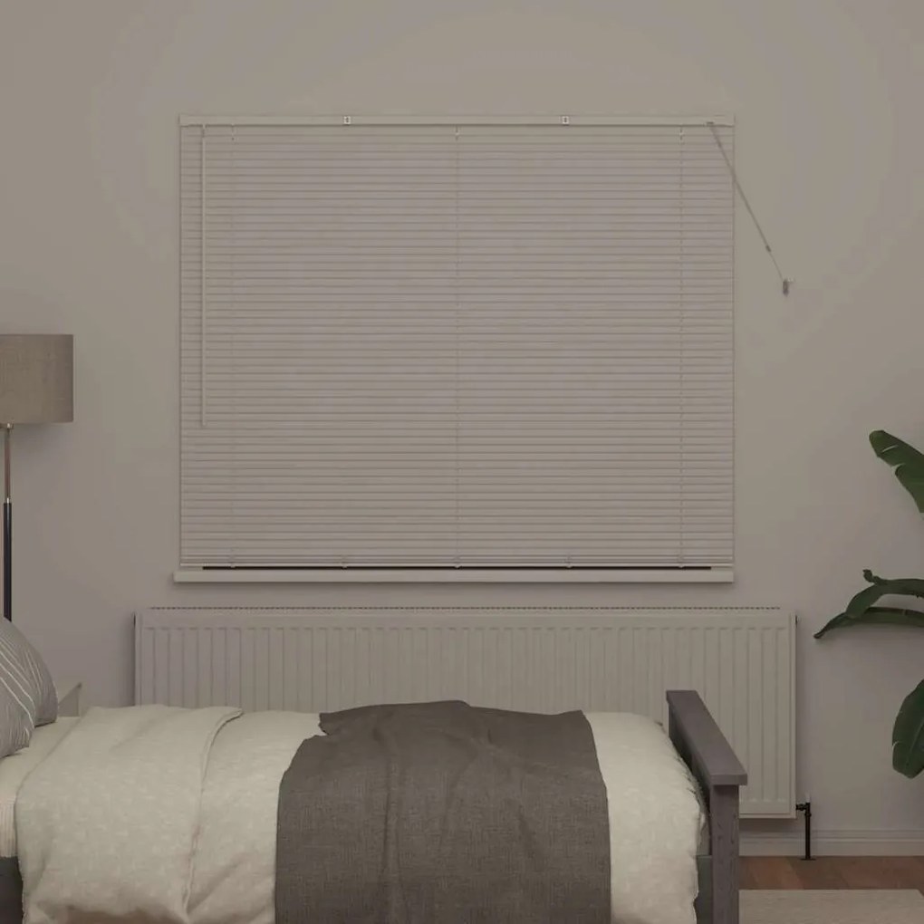 Persiana de Janela com cortinas Outros Manual Branco 160 x 175 cm Alum