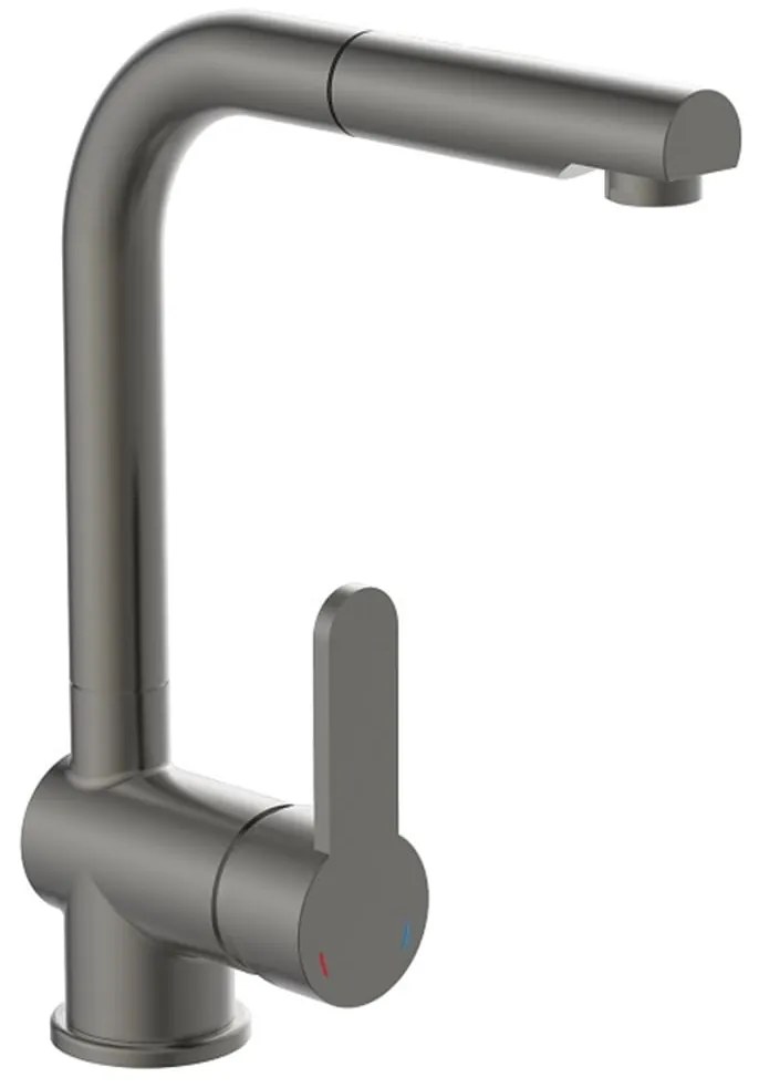 435062 SCHÜTTE Torneira misturadora lava-louça bocal extraível grafite mate