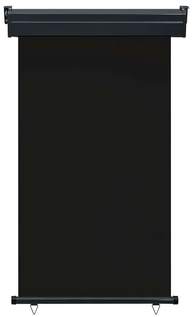 Toldo lateral para varanda 100x250 cm preto