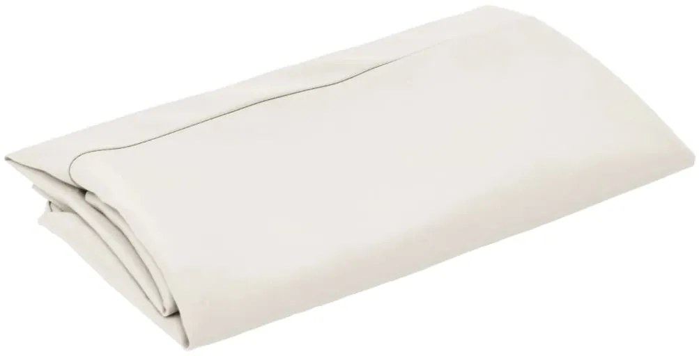 Tecido substituição p/ guarda-sol cantilever 350cm branco areia