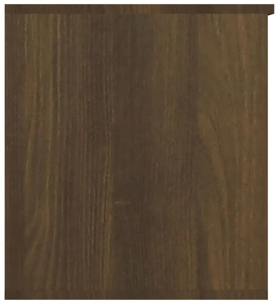 Arca arrumação 84x42x46 cm derivados madeira carvalho castanho