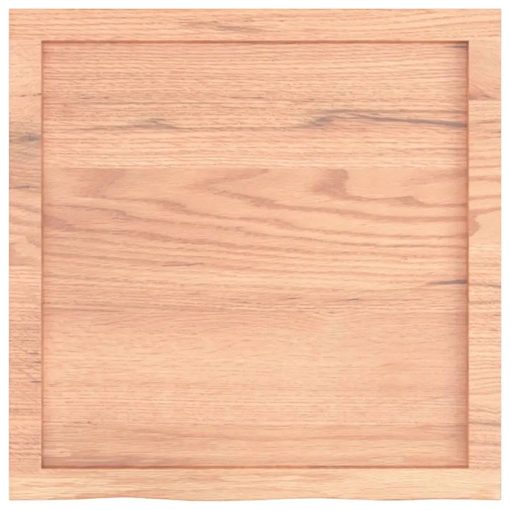 Prateleira de parede 60x60x(2-6) cm carvalho tratado castanho