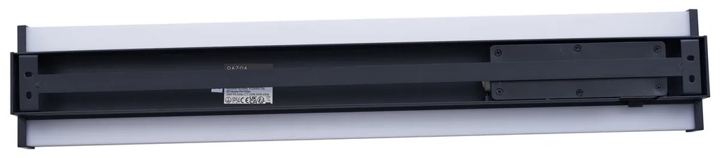 Candeeiro de Parede Moderno Preto CCT 60cm Com LED IP54 - Vanya