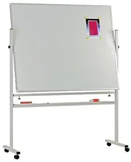 Bi-Office – Quadro Branco Cerâmica 120x120cm com Rodas e Cavalete
