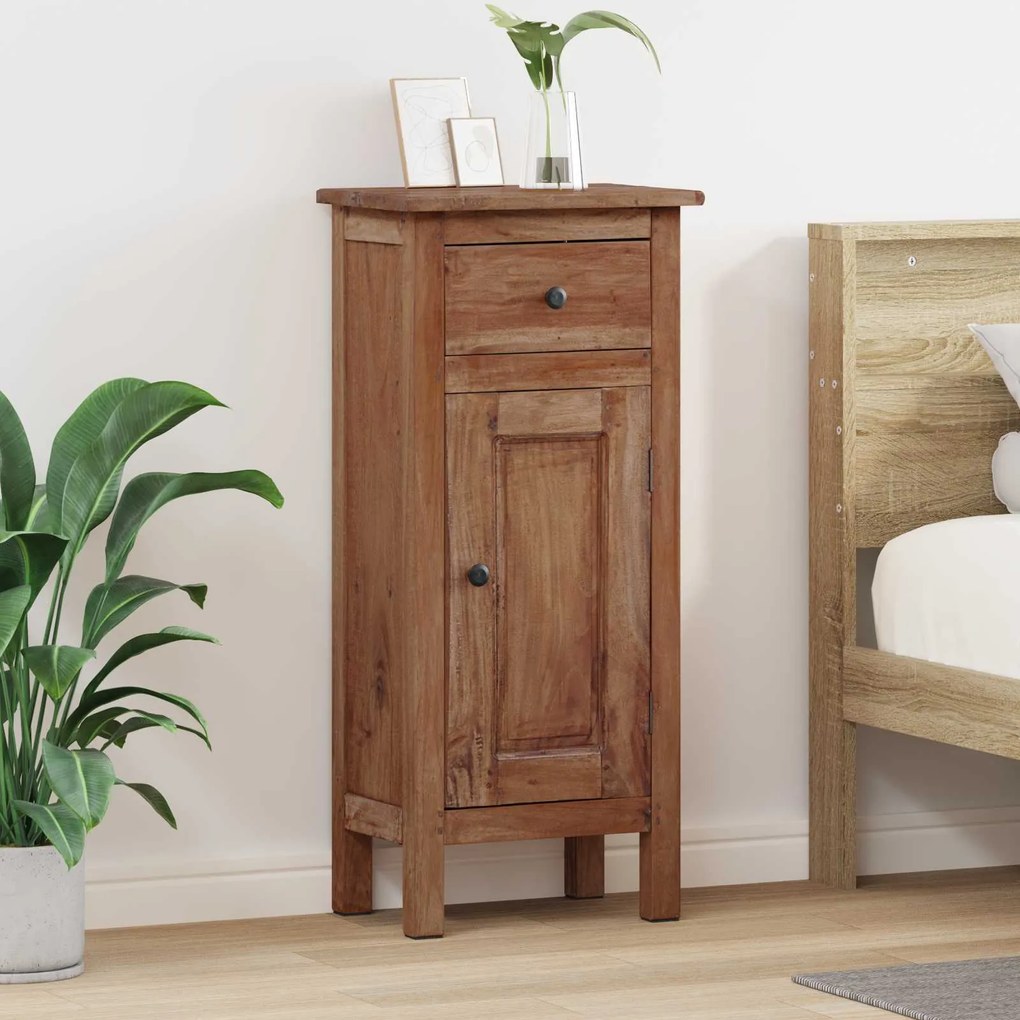 vidaXL Suporte para Plantas Castanho 36 x 25 x 80 cm Madeira de Mogno