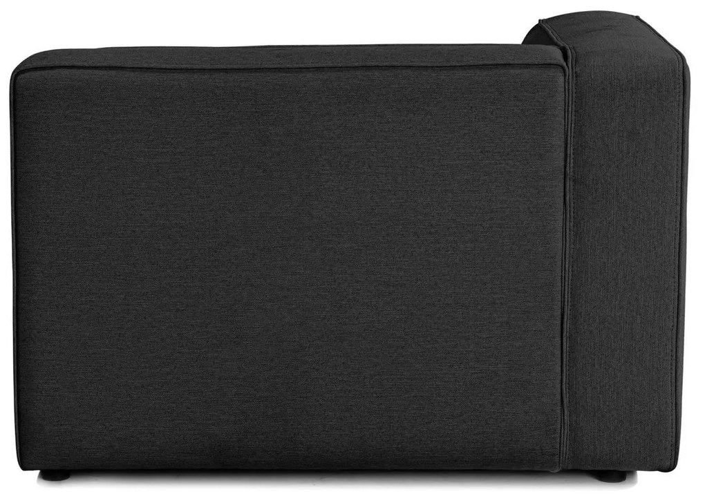 Sofá de 2 Lugares Mora – Antracite – 220x69x90 cm