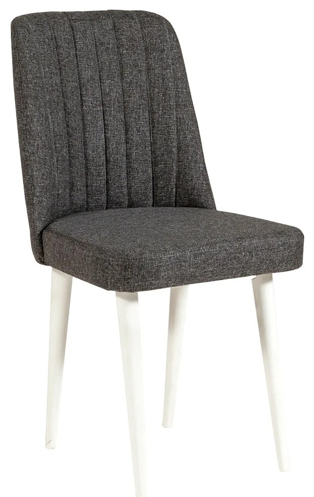 Conjunto de Mesa de Jantar Extensível e Cadeiras Vina – Branco e Antra