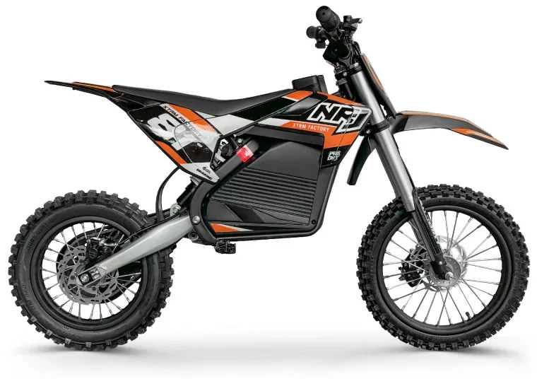 MOTO CROSS elétrica para crianças NRJ 1600W 14/12 Laranja