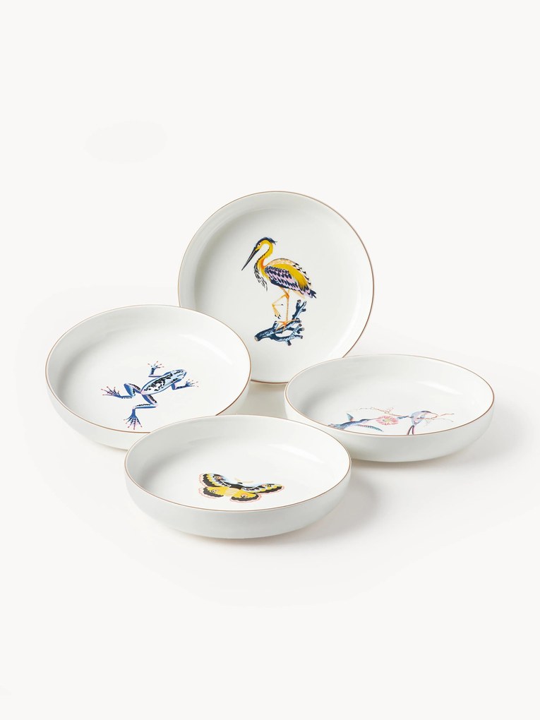Pasta Plates Flamboyant, Set of 4