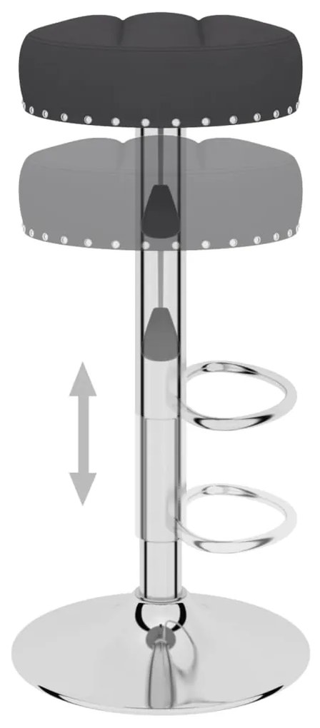 Bancos de bar 2 pcs tecido preto