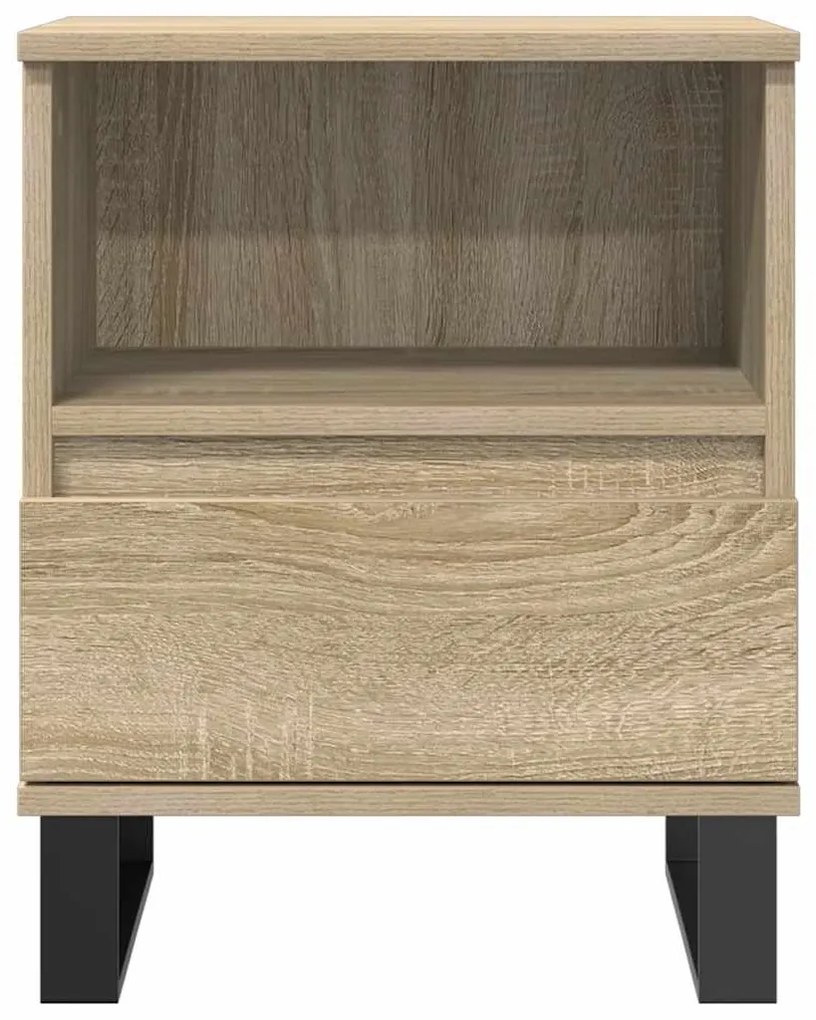 Mesa de cabeceira 40x35x50 cm derivados madeira carvalho sonoma