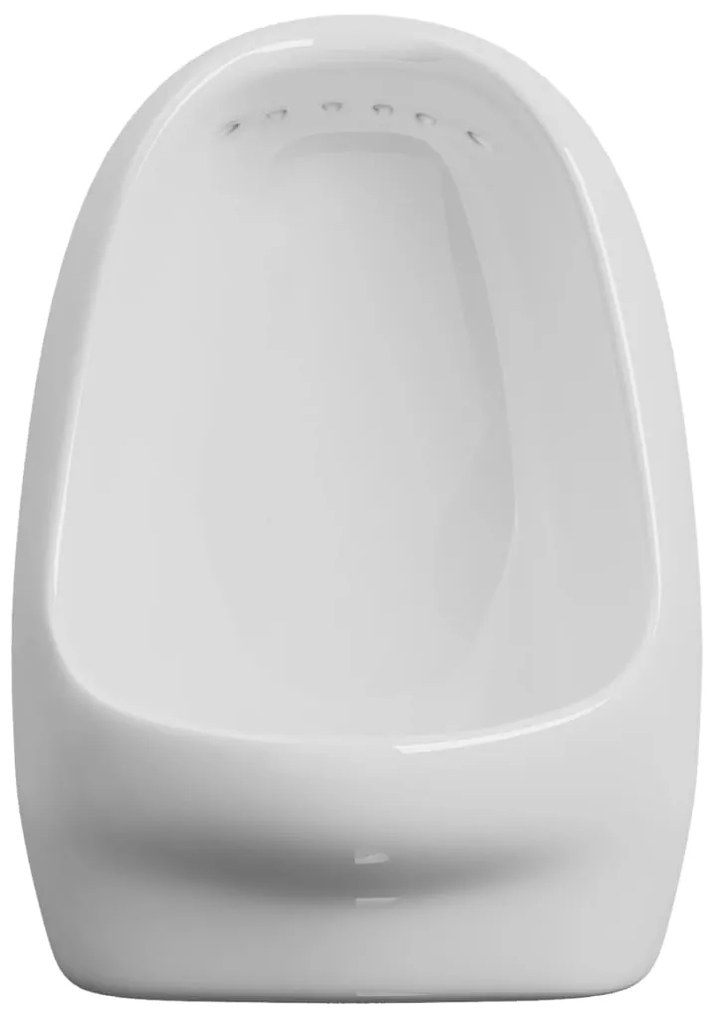 Urinol de parede com válvula de descarga cerâmica branco