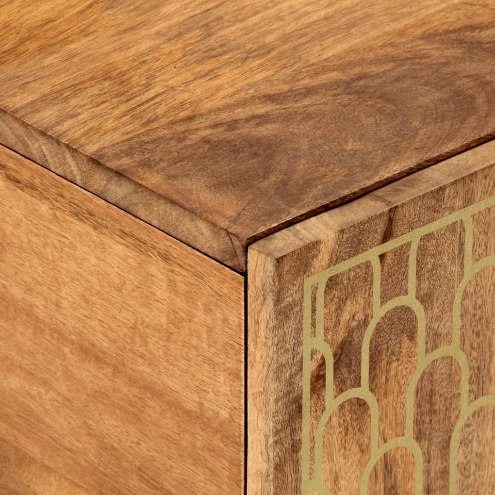 Mesa de centro 100x54x40 cm madeira de mangueira maciça