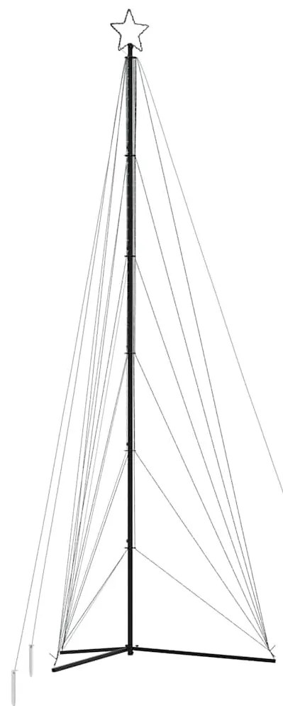 LED Árvore de Natal 861 LEDs Coloridos 478 cm