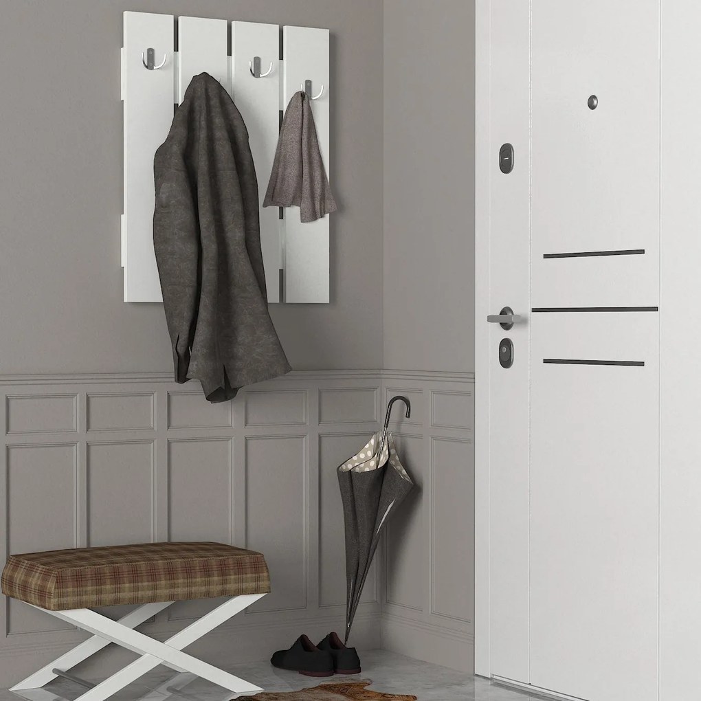 Cabide Anita – Branco – 64,7x80x3,6 cm | Tribo Home