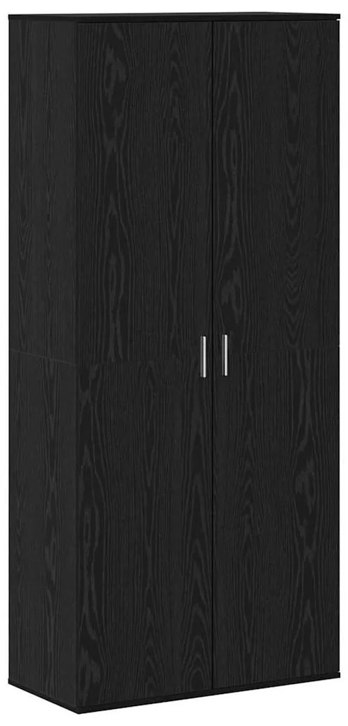 Highboard Carvalho Preto 80x39x178 cm Madeira Revestida