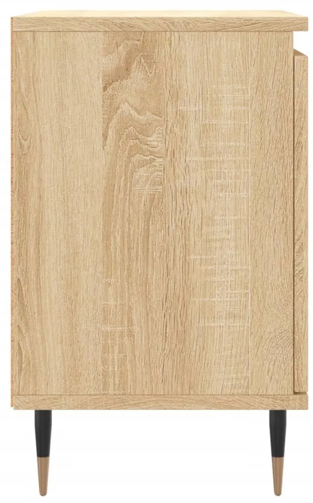 Mesas cabeceira 2pcs derivados de madeira carvalho sonoma