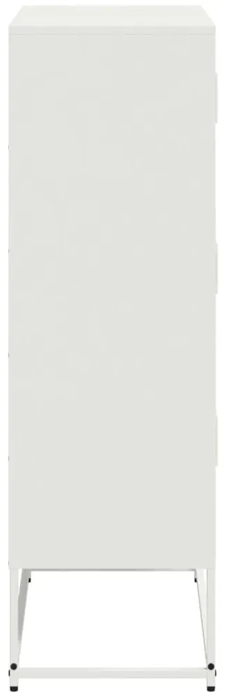 Aparador 68,5x38,5x123,5 cm aço branco