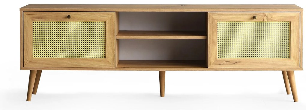 Móvel de TV Letoon – Carvalho – 180 cm x 60 cm x 40 cm