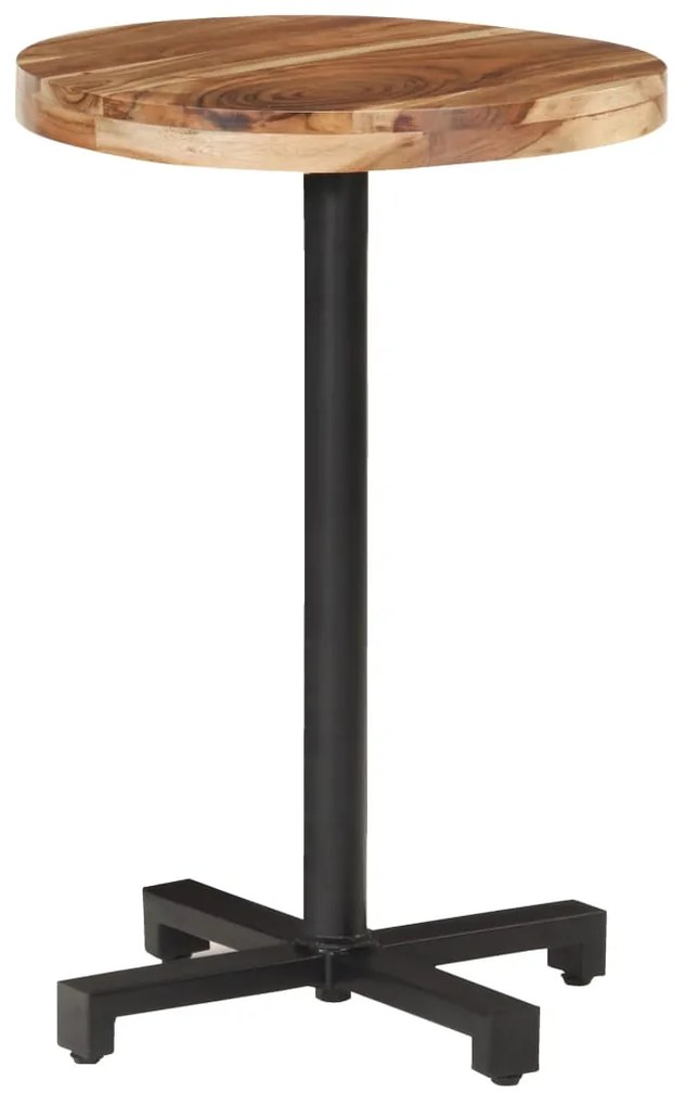 320275 vidaXL Mesa de bistrô redonda Ø50x75 cm madeira de acácia maciça