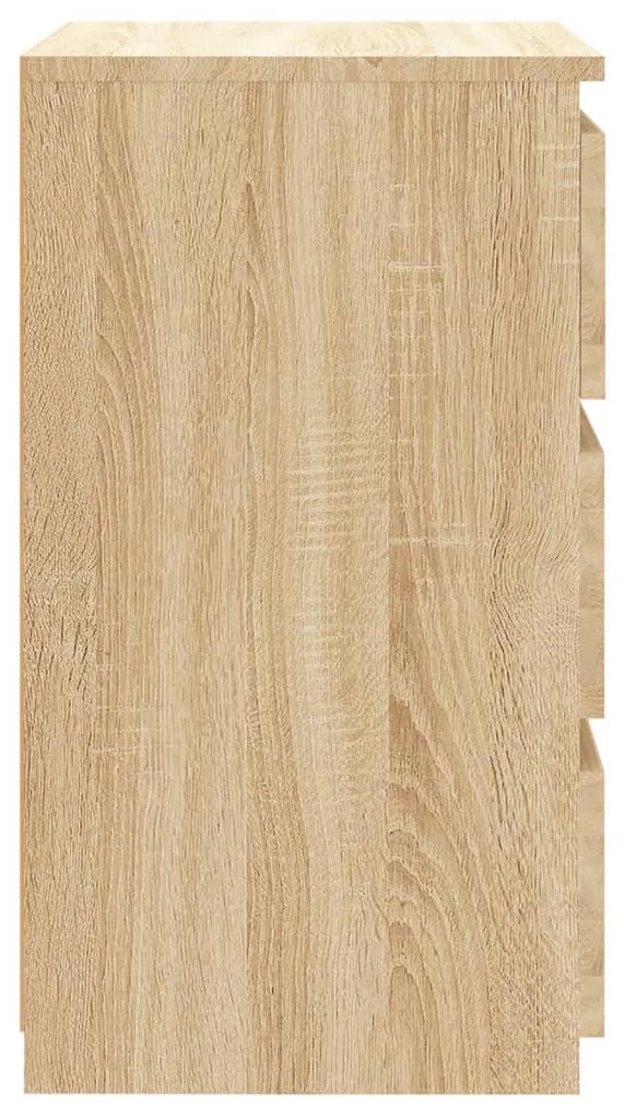 Mesa cabeceira 40x35x62,5 cm derivados madeira carvalho sonoma