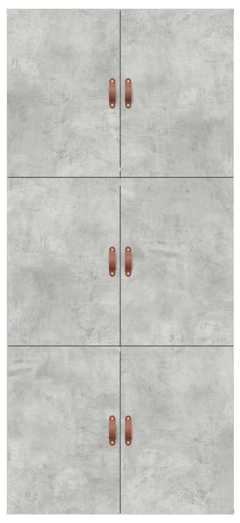 Cama de Armazenamento Cinza Betão 80x200 cm