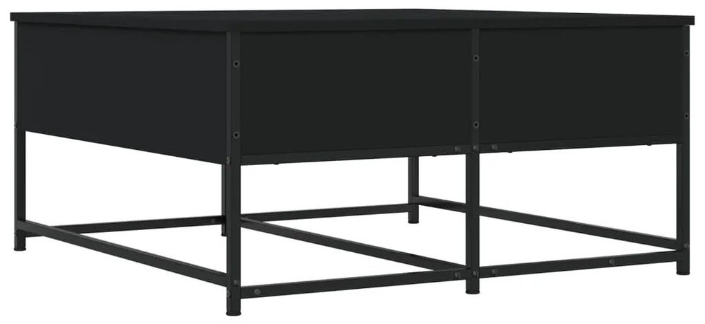 Mesa de centro 80x80x40 cm derivados de madeira preto