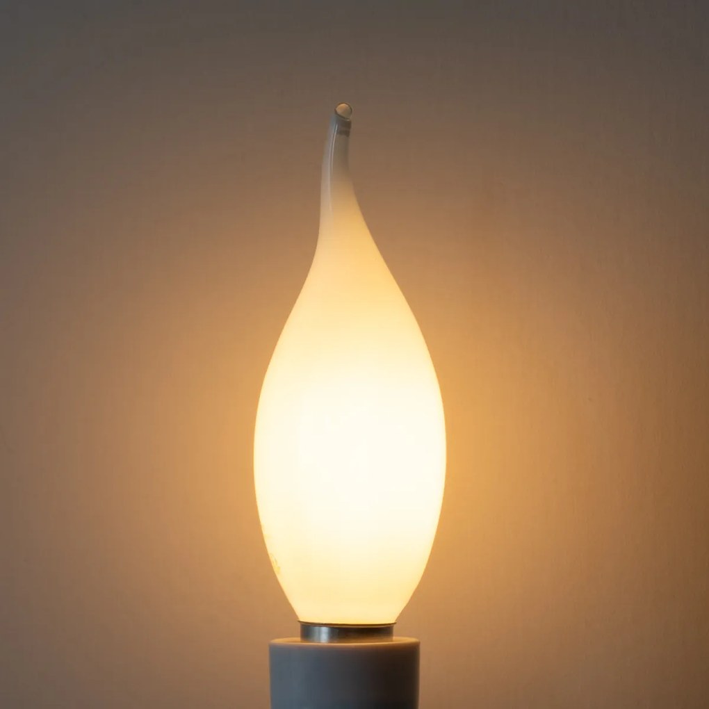 Conjunto de 5 lâmpadas LED E14 reguláveis BXS35 Opal 4W 450 lm 2200K