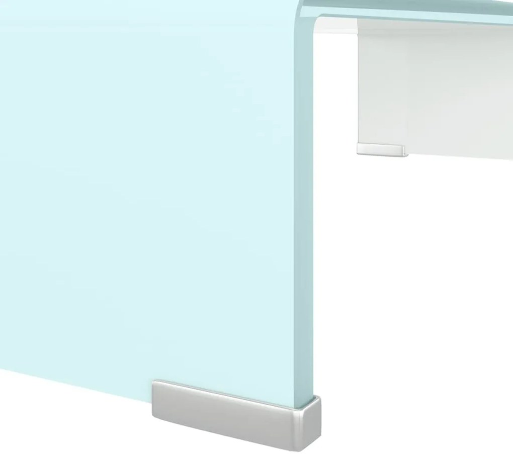 Suporte de TV/monitores em vidro 60x25x11 cm verde