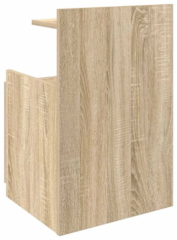 Mesa de cabeceira com 2 gavetas Carvalho Sonoma 40x36,5x62 cm