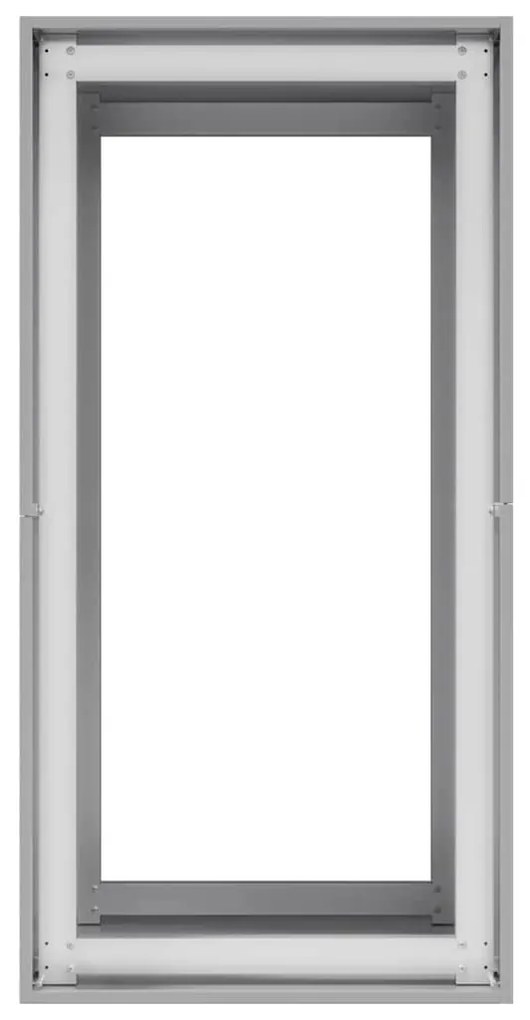 Planter 40x80x80 cm aço galvanizado