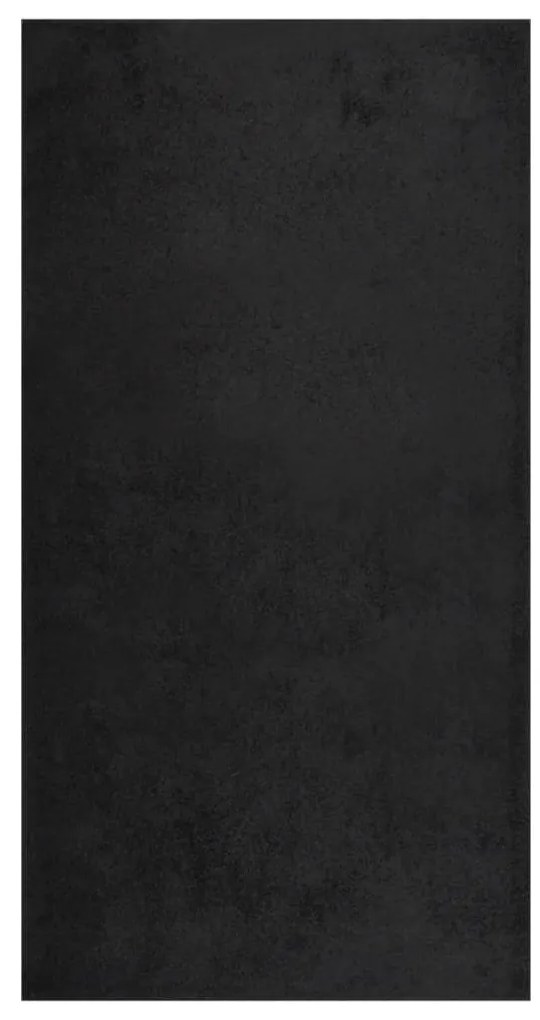 vidaXL Tapete shaggy de pelo alto 80x150 cm preto