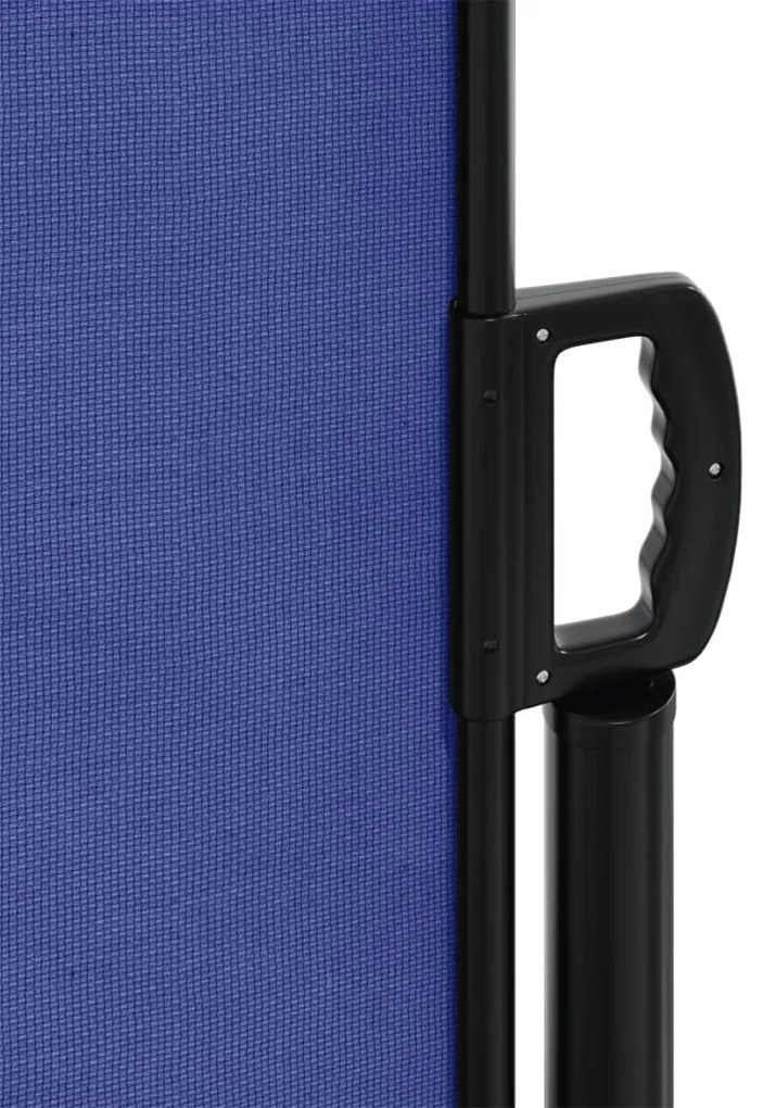 Toldo lateral retrátil 140x500 cm azul