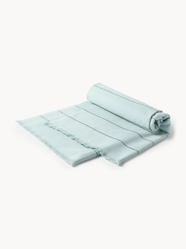 Toalha de praia com franjas decorativas Elana