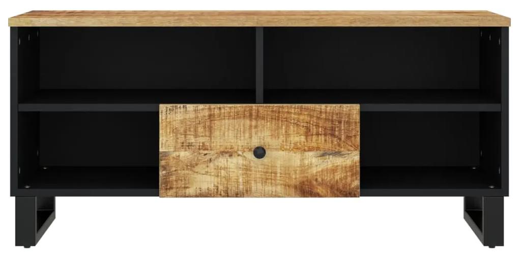 Móvel de TV 100x33x46 cm mangueira maciça/derivados madeira