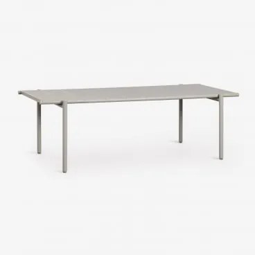 Mesa De Jantar Retangular 235x105 Cm Em Aço Tossa Verde Laurel - Sklum