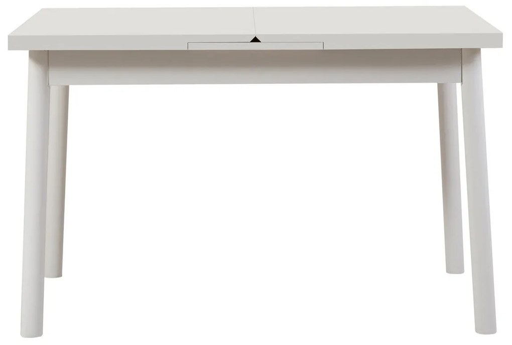 Conjunto de Mesa e Cadeiras Oliver – Branco – Mesa: 120x75x75 cm, Cade