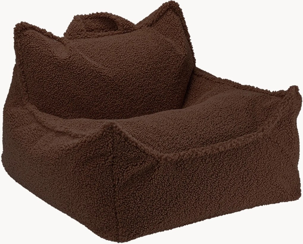 Pufe em teddy para crianças Sugar