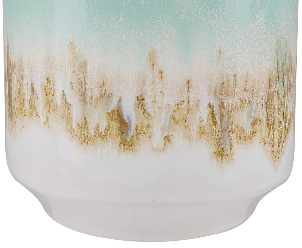 Vaso de cerâmica grés multicolor 15 cm CYME Beliani