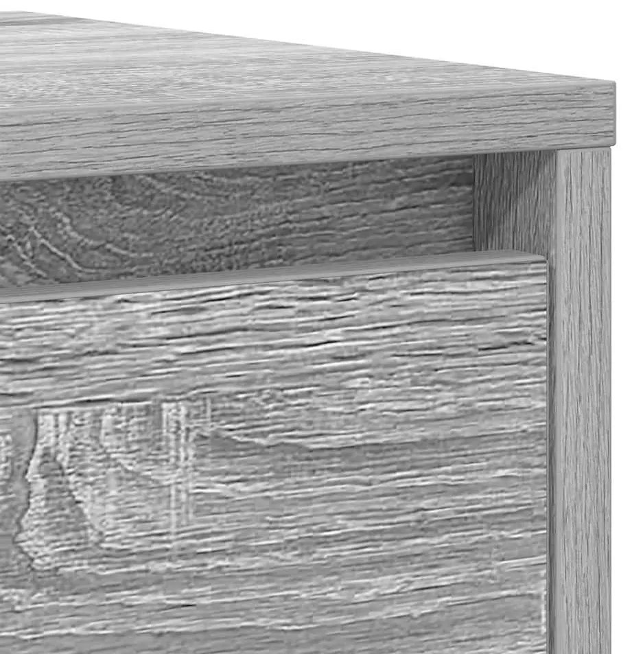 Aparador 29,5x34x76 cm derivados de madeira cinzento sonoma