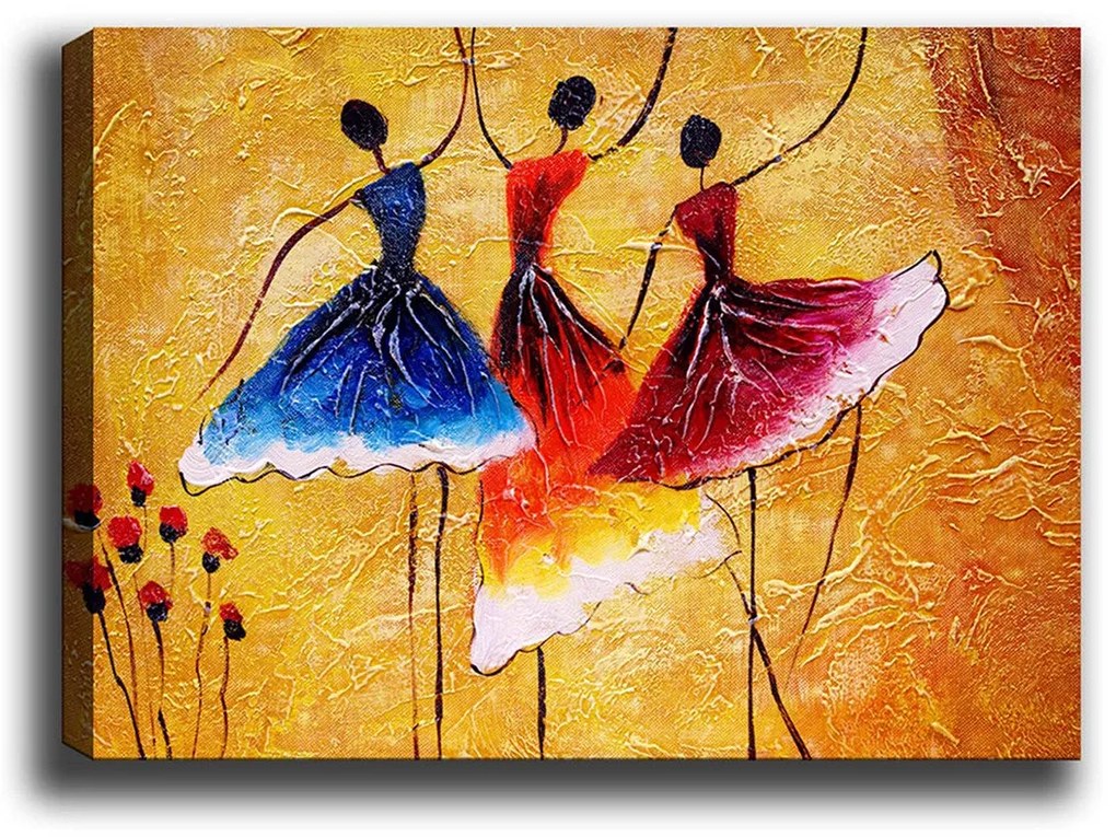 Pintura Decorativa em Tela 394574002 – Multicolor – 70 x 100 cm